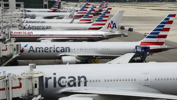 طائرة امريكية تطير بالخطا