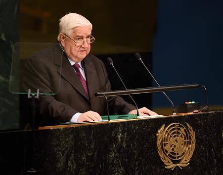 المعلم للخصوم: ما لم تحققوه بالميدان لن تأخذوه بالمفاوضات