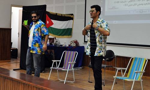 أقامت جامعة جدارا مسرحية بعنوان  أكون أو لا أكون 