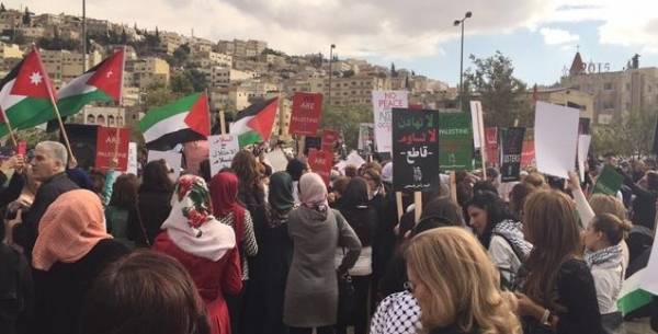 اعتصام نسائي بوسط البلد لأجل فلسطين
