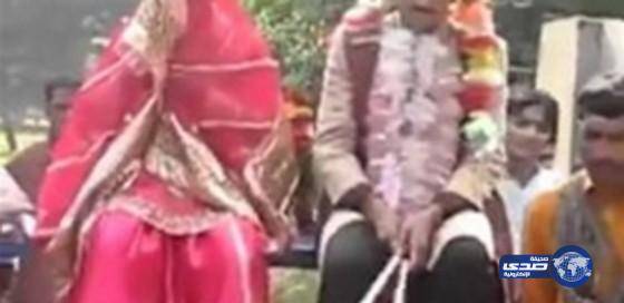 بالفيديو.. شاهد ماذا فعل عريس بعد اكتشاف تبديل عروسه