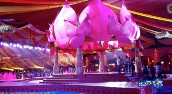 والمدعون من 42 دولة.. حفل زفاف هندي بـ 8 ملايين دولار