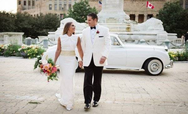 بالصور: أجمل فساتين زفاف المشاهير لهذا العام