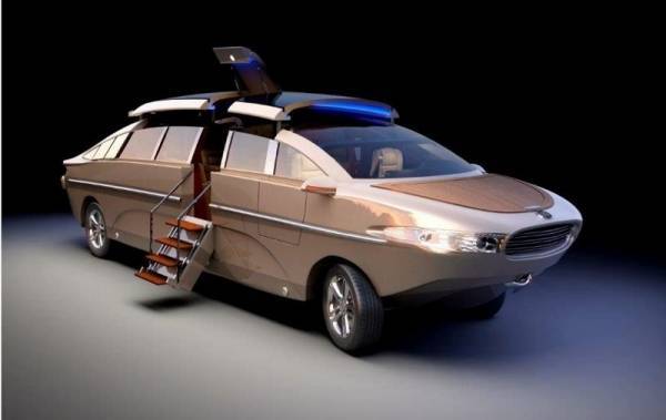 السيارة البرمائية تصبح حقيقة ولكن بسعر خيالي.. بالصور والفيديو