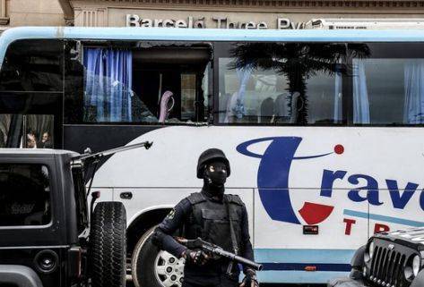 داعش يتبنى استهداف حافلة سياح اسرائيليين بالقاهرة