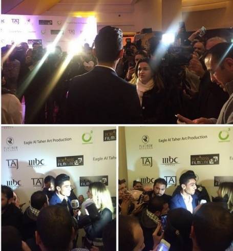 بالصور – محاصرة محمد عساف في  تاج مول