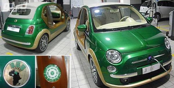 هذه هي السيارة التي صنعت خصيصا للقذافي (صور)