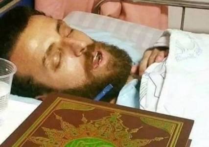 بالفيديو .. صراخ القيق وألمه الشديد جراء نوبات من التشنج