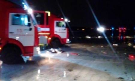 بالفيديو .. كارثة طائرة بوينغ 737 الاماراتية جنوب روسيا.. تفاصيل