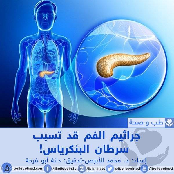 جراثيم الفم قد تسبب سرطان البنكرياس!