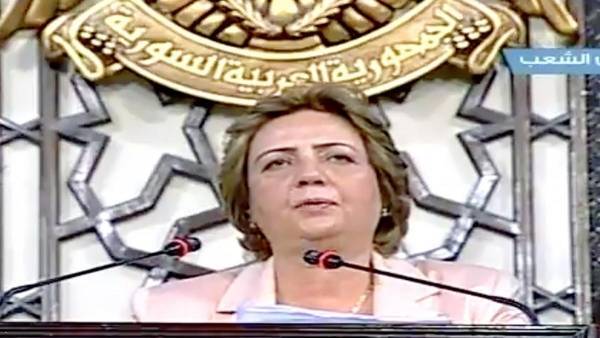 لأول مرة.. سيدة ترأس برلمان سوريا ونجدت أنزور نائبا لها
