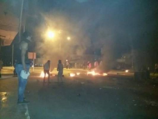 تجدد أعمال الشغب في ذيبان والدرك يرد بـ المسيل للدموع