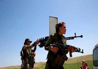 أول كتيبة عسكرية نسائية لفتيات إيزيديات بقوات البيشمركة