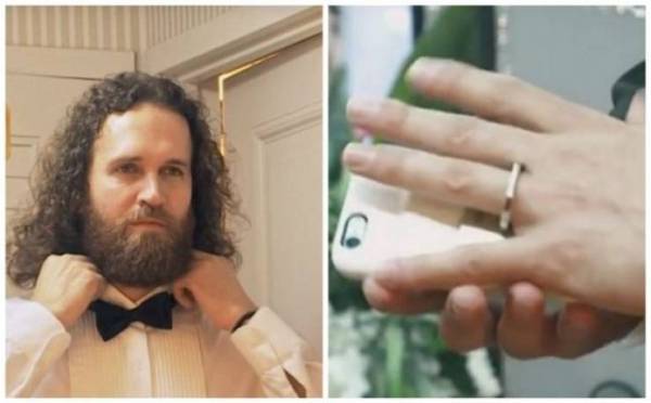 بالفيديو حفل الزفاف الأغرب.. شاب يتزوج آيفون!