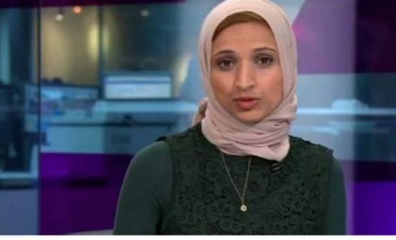 مذيعة محجبة في بريطانيا تثير جدلا بعد تغطية أحداث نيس
