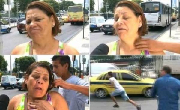 بالفيديو.. إمرأة تتعرض للنشل “مباشرة على الهواء!