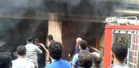 إصابة شخصين بحريق مخبز في الرابية