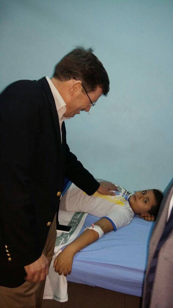 وزير الصحة الشياب يزور مستشفى الامير حسين فجرآ ويعقد اجتماعا في فيصل ظهرآ ..