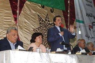 مهرجان جماهيري كبير لقائمة المشاركة والتغيير في مخيم المحطة