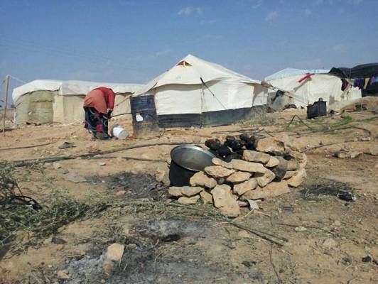 حملة ازالة الخيم العشوائية منطقة وادي السير