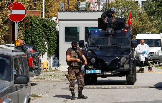 الصور الاولى و الفيديو للهجوم على السفارة الاسرائيلية في تركيا