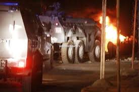 اعمال شغب في دير علا .. والدرك يتدخل (فيديو)