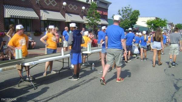 نصف ميل آيس كريم من أجل غينيس