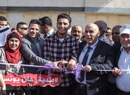 محمد عساف يشارك في افتتاح حديقة تحمل اسمه بفلسطين.. صور