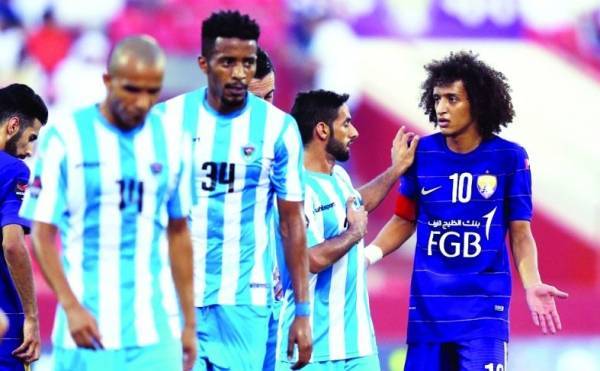 تغريم ياسين البخيت 100 ألف درهم وإيقافه مباراتين بسبب واقعة عموري