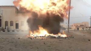 قذيفة سورية تنفجر بعد سقوطها على منزل مواطن بالرمثا ووقوع خسائر  صور