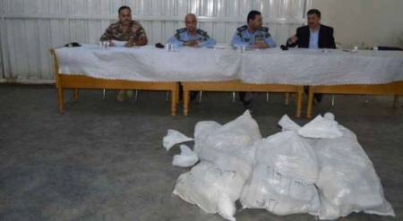 مكافحة المخدرات تتلف (29) مليون و(428) ألف حبة كبتاجون و(2630) كغم من الحشيش