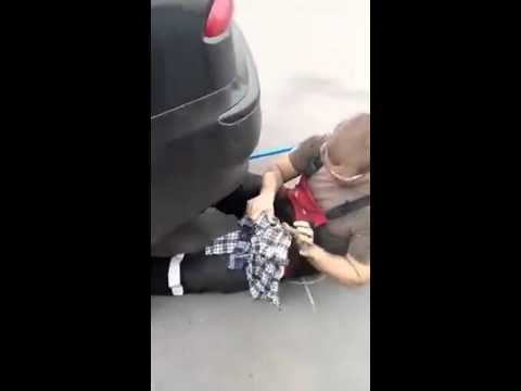 ”فيديو” شاهد ماذا فعل دخان العادم بوجه هذا الشاب