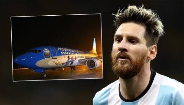 ميسي يثير الرعب داخل طائرة