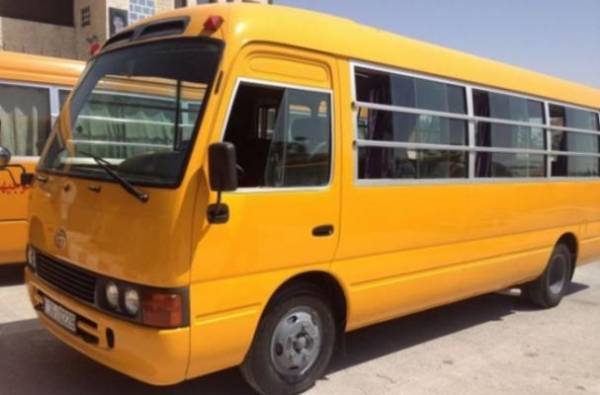 اطفلة تقضي دهسا بباص روضتها