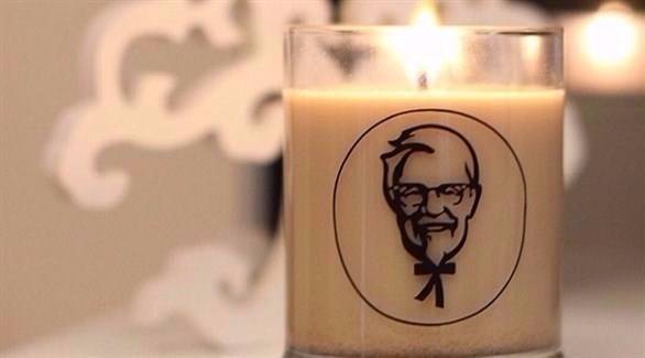 شمعة معطرة برائحة دجاج كنتاكي