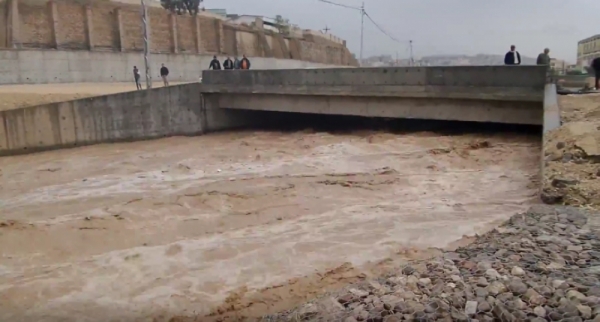 تحذير بعد ارتفاع منسوب المياه في سيل الرصيفة