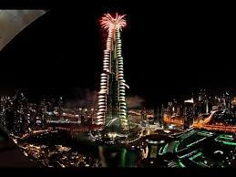 دبي تبهر العالم في حفل رأس السنة ... شاهد الفيديو