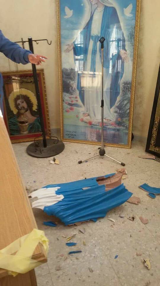 تحديث: الإعتداء على كنيسةالمقبرة في الزرقاء ليس له أبعاد عقائدية ..