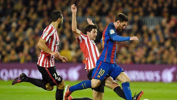 برشلونة يستعيد الثقة ويجلد بلباو بثلاثية