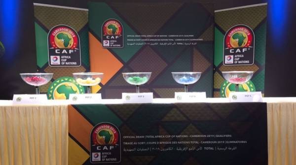 نتائج قرعة تصفيات كأس أمم أفريقيا 2019
