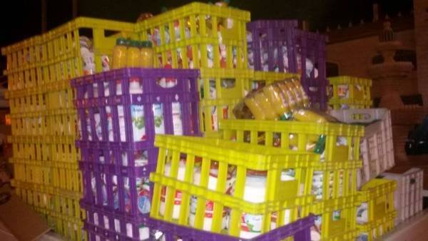 بلدية معان تتلف 2 طن من المواد الغذائية و الألبان منتهية الصلاحية(صور)