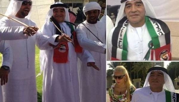 مارادونا سفير الرياضة الإماراتية