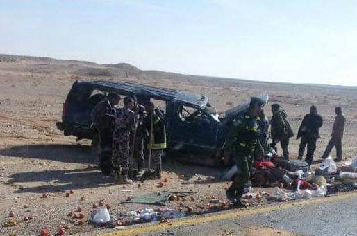 وفاة وإصابتين بحالة حرجة إثر تدهور مركبة معتمرين في معان