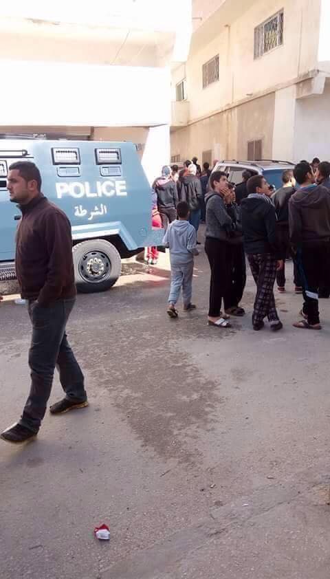 حرق منزل القاتل في الرمثا من قبل مجهولين