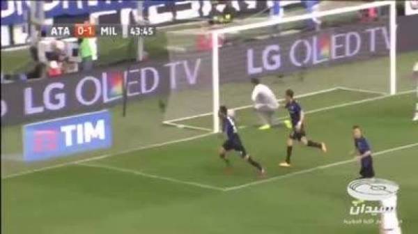 بالفيديو.. لاعب إنتر يذهل العالم بهدف رائع!
