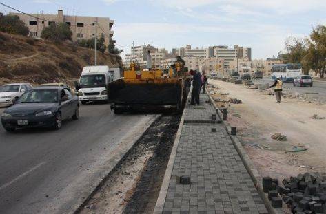 تحويل حركة السير على تقاطع الدوريات الخارجية في صويلح