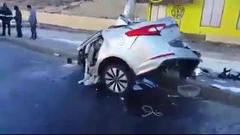 حادث مروري مروع في ام السماق   فيديو