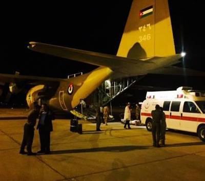 طائرة لاخلاء الطفلين الشرايري