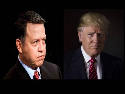 الملك يلتقي ترامب في واشنطن