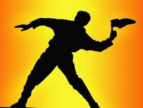 معارض يقذف وزيراً بحذاء